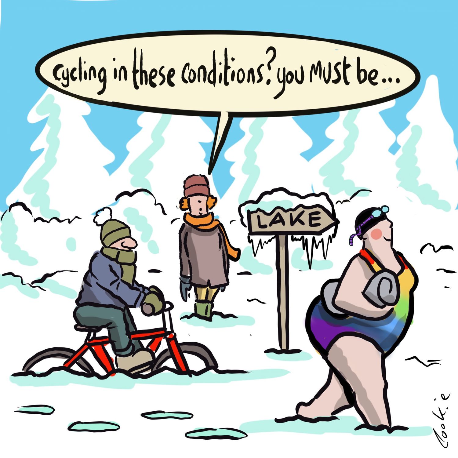 Kimmer | Cycling | Greetings Card | GCKM