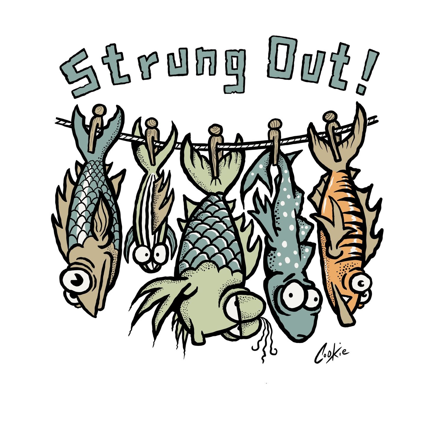 Flocker | Strung Out | Car Sticker | STC05