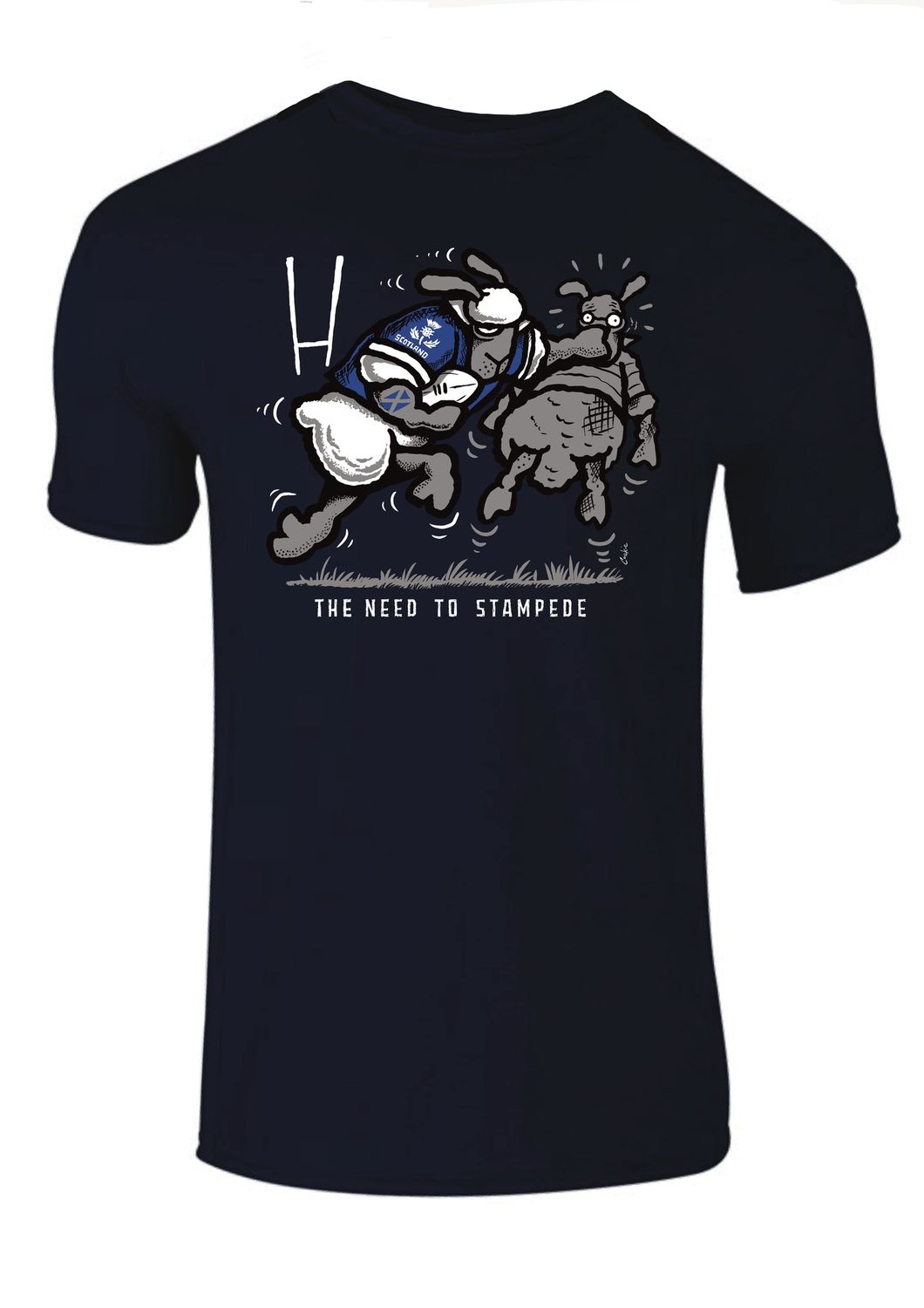 Flockers | Stampede Rugby - Scotland | Men&#39;s T-shirt