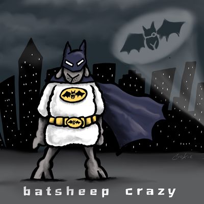 Flockers | Batsheep Crazy  | Metal Signs