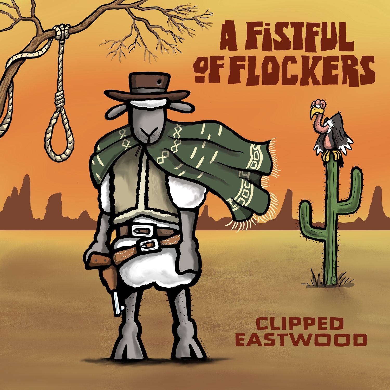 Flockers | A Fistful of Flockers | Metal Wall Signs