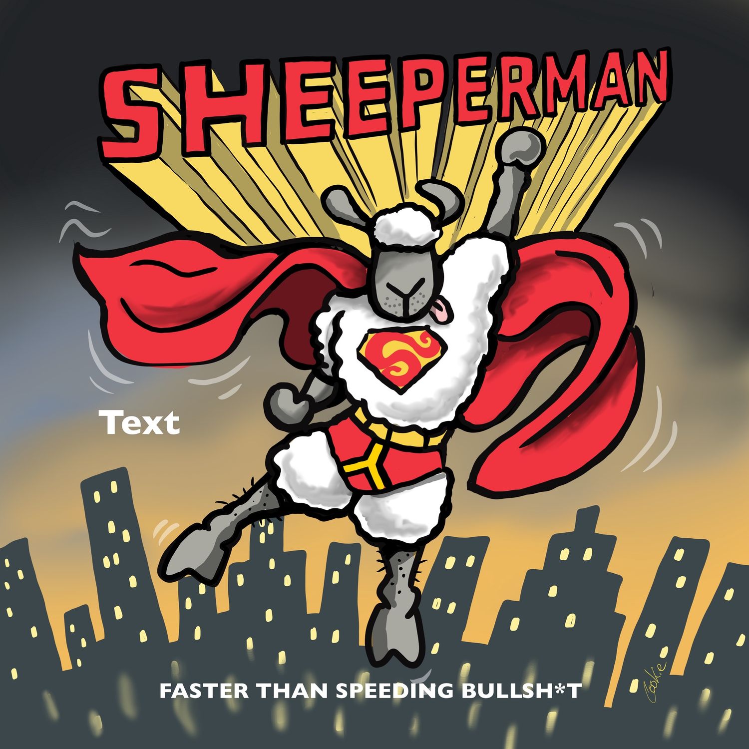 Flockers | Sheeperman| Metal Wall Signs