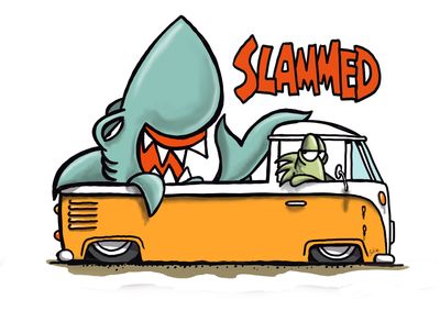 Flocker | Slammed | Metal Wall Signs