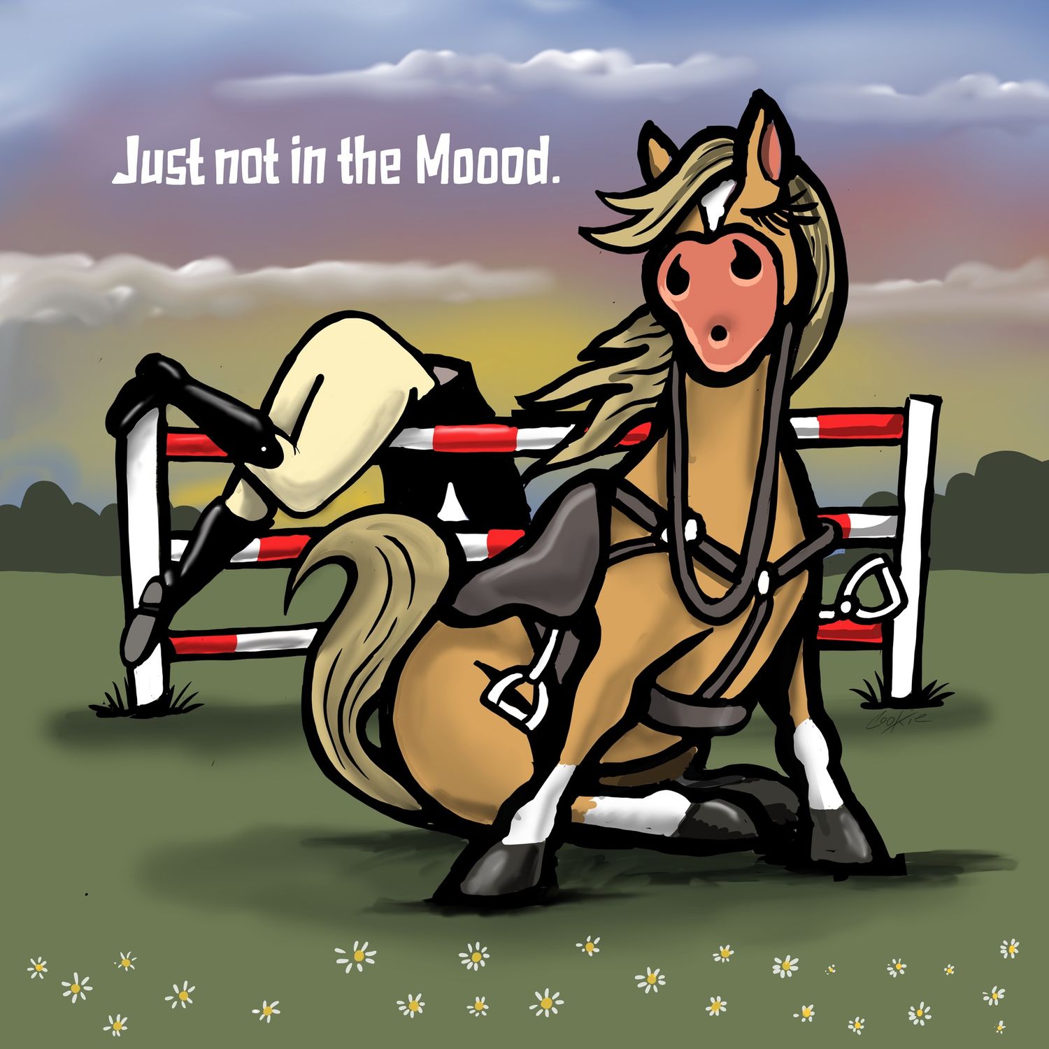 Flockers | Not in The Moood| Metal Signs