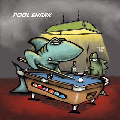 Cookie Classics Metal Sign | Pool Shark V2