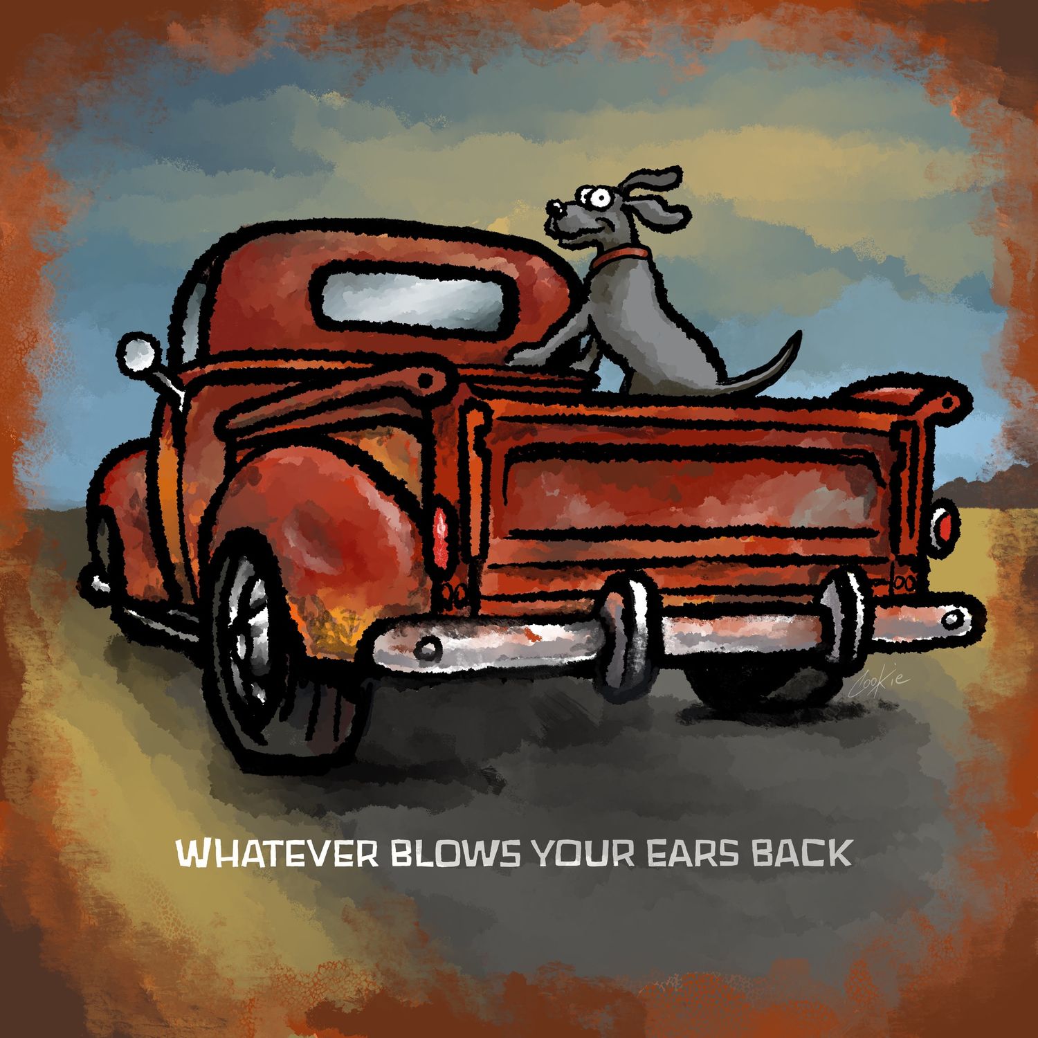 Flockers | Blow Your Ears Back vs 2 | Metal Wall Sign