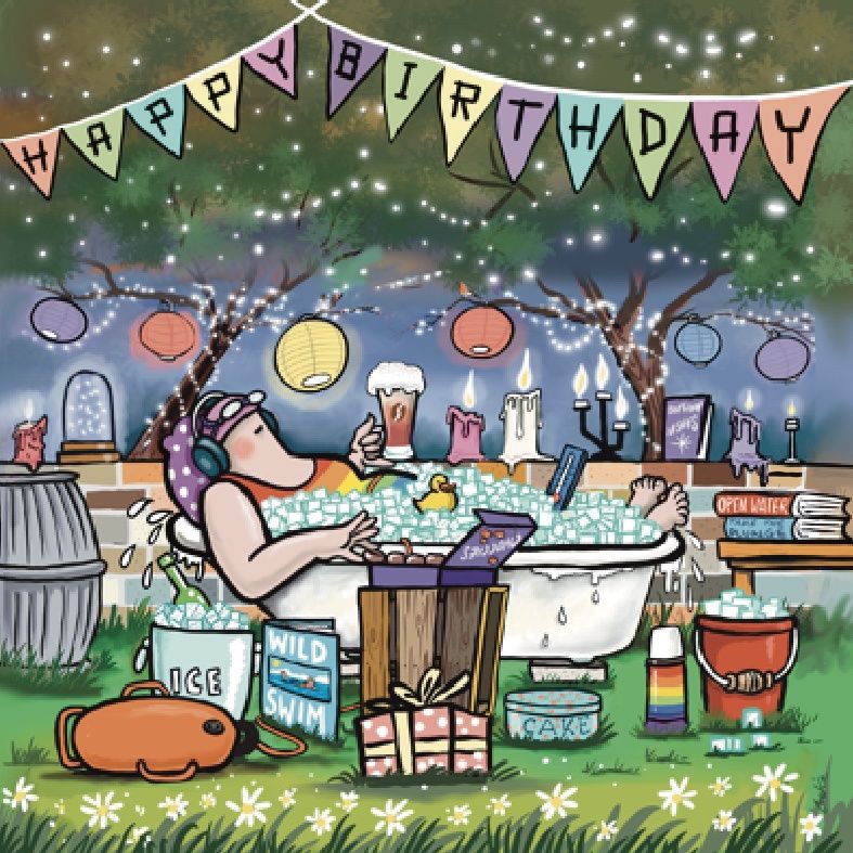 Flocker | Happy Birthday | Kimmer Greetings Card