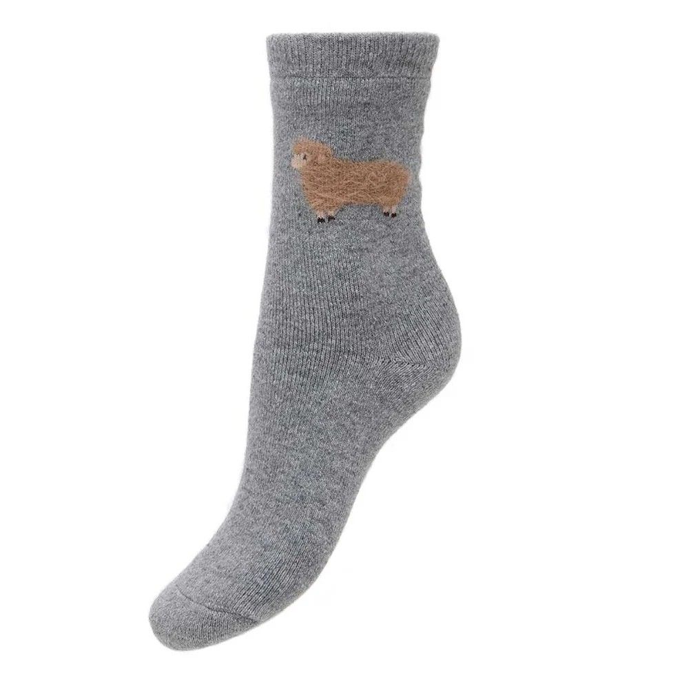 Flockers | Fluffy Sheep Socks | 8 - 11 Size UK