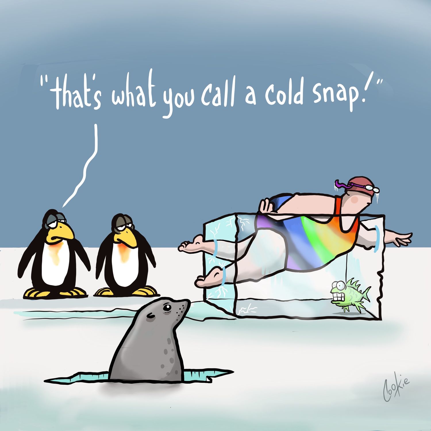 Flockers | Cold Snap | Fridge Magnets