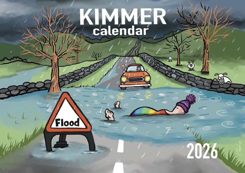 Flockers | Kimmer | A4 Wall Calendar 2026