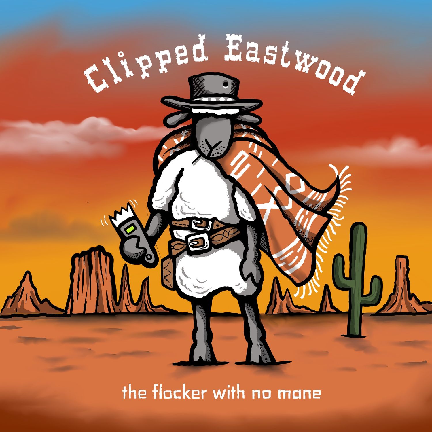 Flocker | Clipped Eastwood | Fridge Magnet