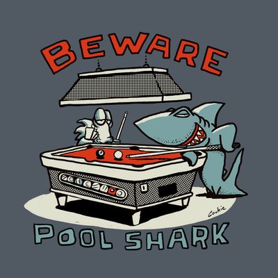 Cookie Classics Fridge Magnet | Beware Pool Shark V1