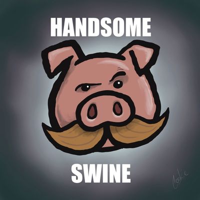 Flockers Fridge Magnet | Handsome Swine