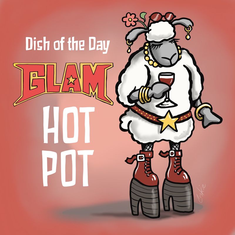 Flockers Fridge Magnet | Glam Hot Pot