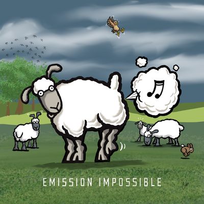 Flockers Fridge Magnet | Emission Impossible