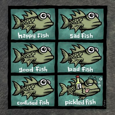 Cookie Classics Coaster | Happy Fish