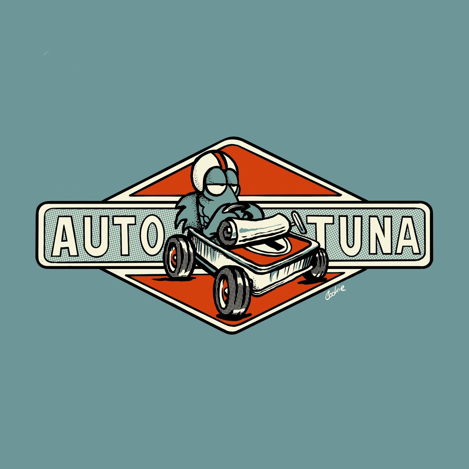 Flocker | Auto Tuna | Metal Signs