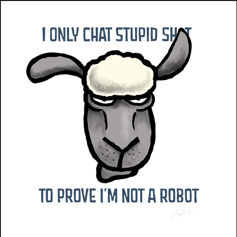 Flockers Fridge Magnet | I Only Chat Stupid...