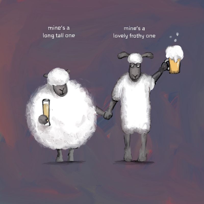 Flockers Fridge Magnet | Frothy One