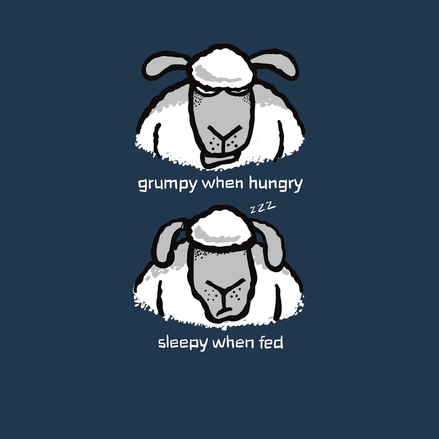 Flocker | Grumpy When Hungry - Sleep When Fed | Coaster