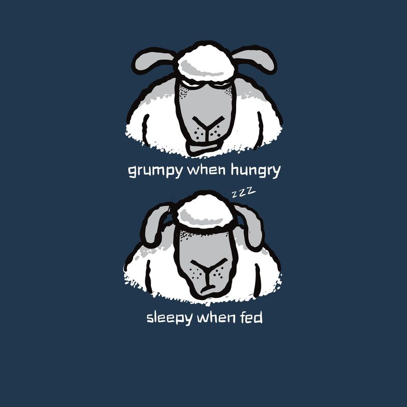 Flocker | Grumpy When Hungry - Sleep When Fed | Coaster