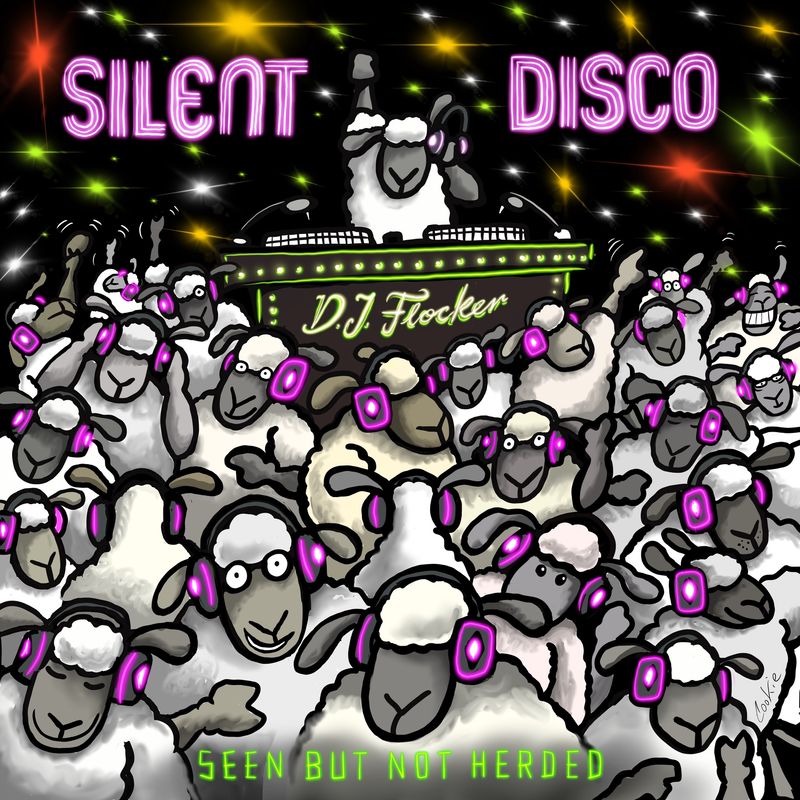 Flockers Fridge Magnet | Silent Disco
