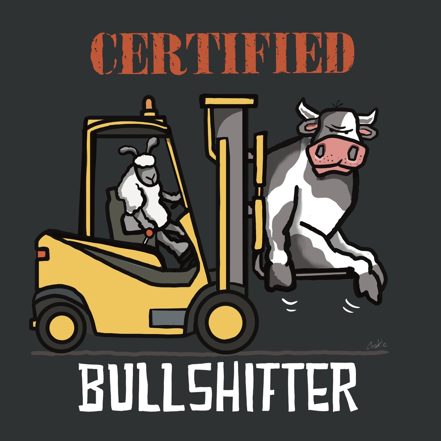 Flocker | Certified Bullshifter | Metal Sign