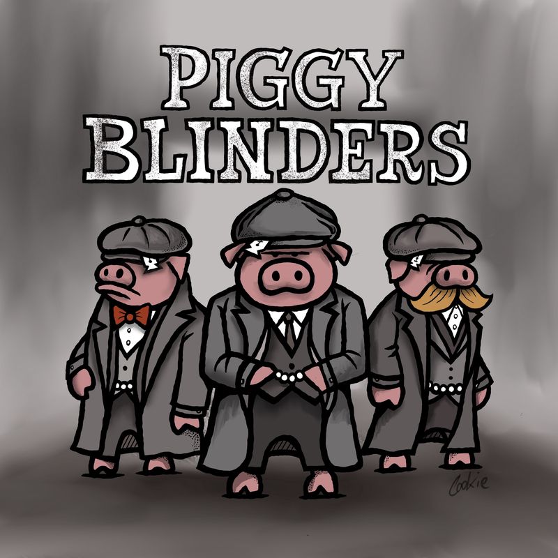 Flockers Coaster | Piggy Blinders