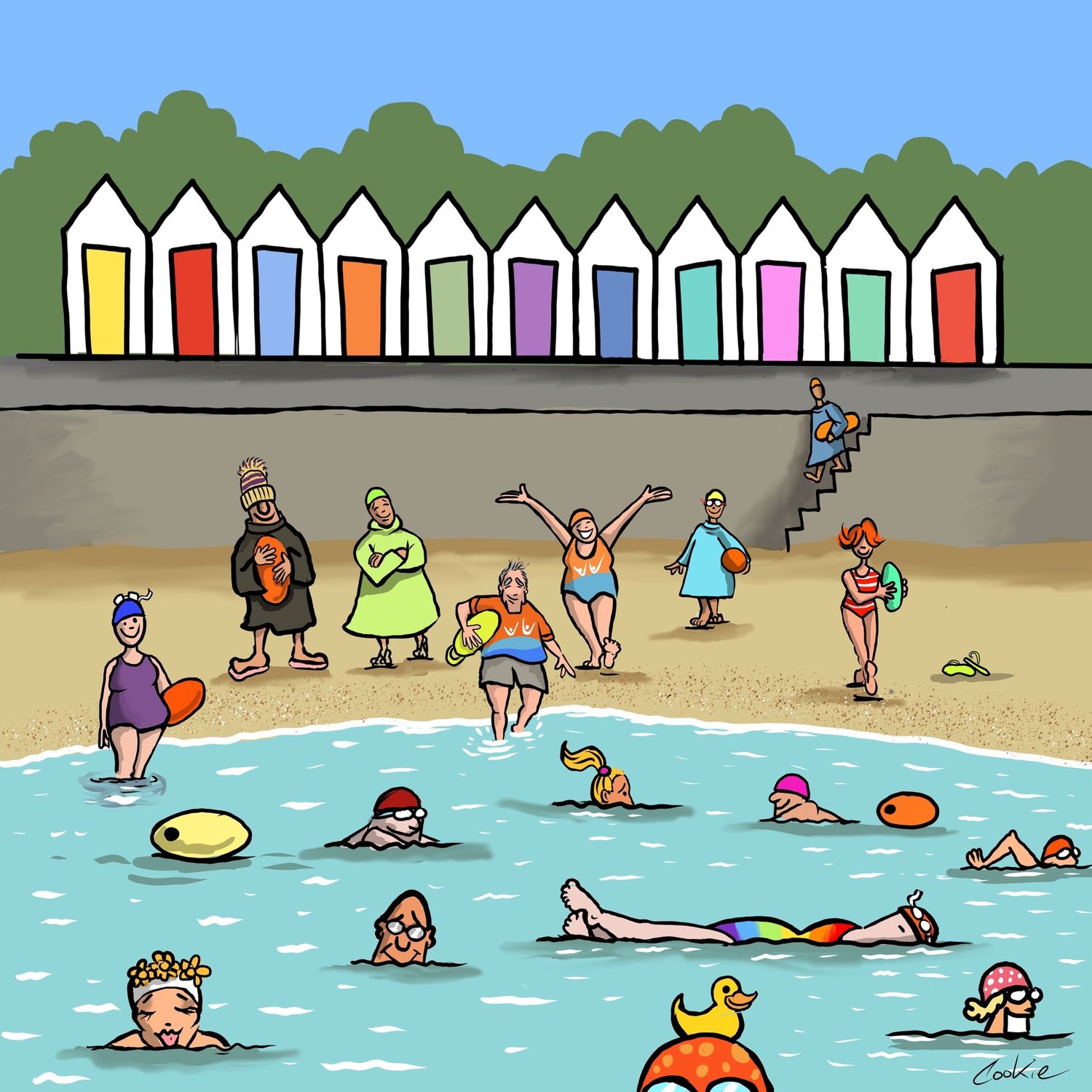 Flocker | Sea Swim | Kimmer Coasters