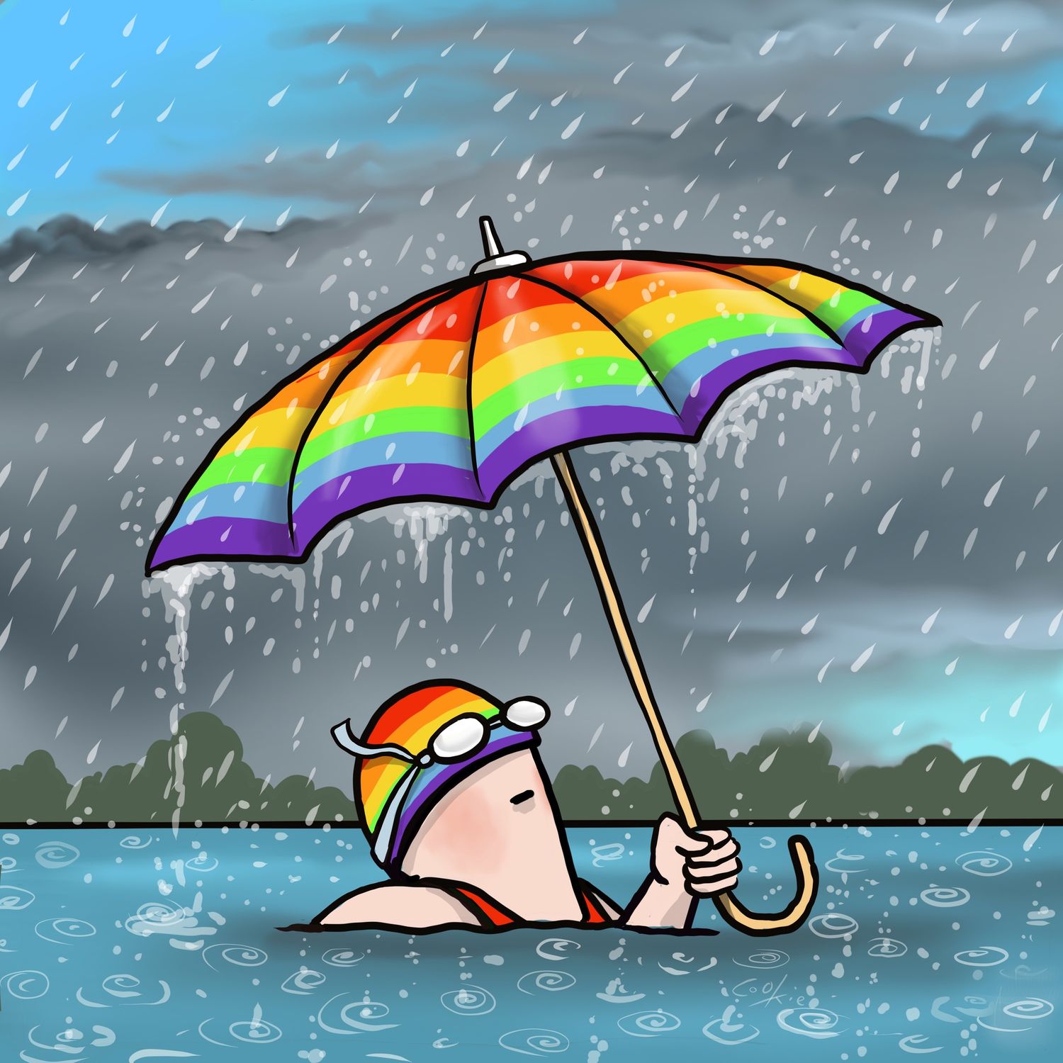 Flocker | As Wet As It Gets | Kimmer Metal Signs