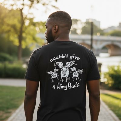 Flockers | Couldn&#39;t Give A Flying Flock | Men&#39;s T-shirt