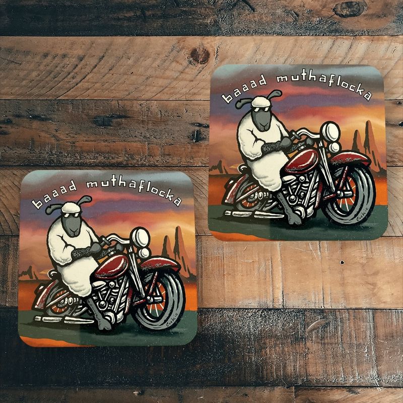 Flocker | Baaad MuthaFlocka | Coaster