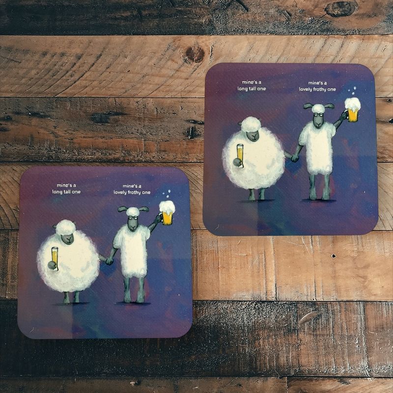 Flocker | Frothy One | Coaster