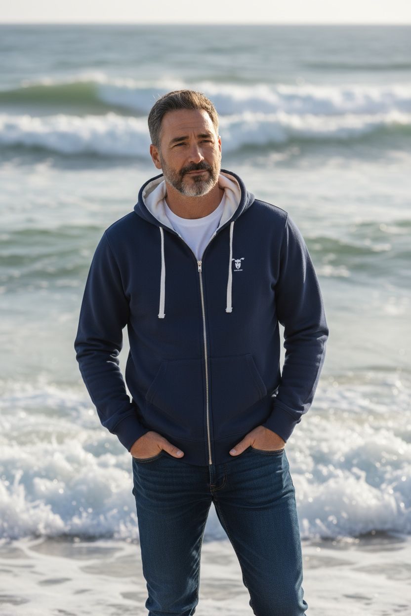 Flocker | Grumpy Old Flocker | Full Zipped Hoodie