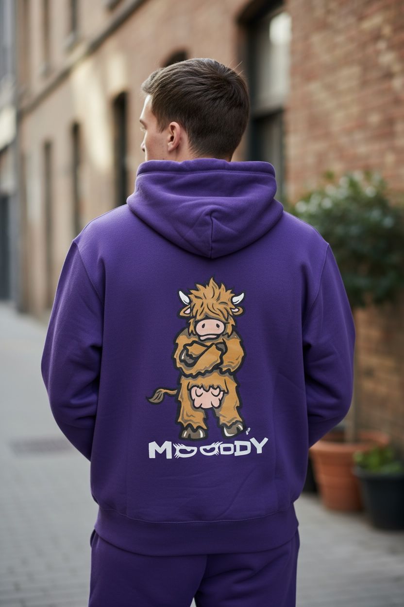 Heffie Highland Cow Hoodie|Rugged Hoody