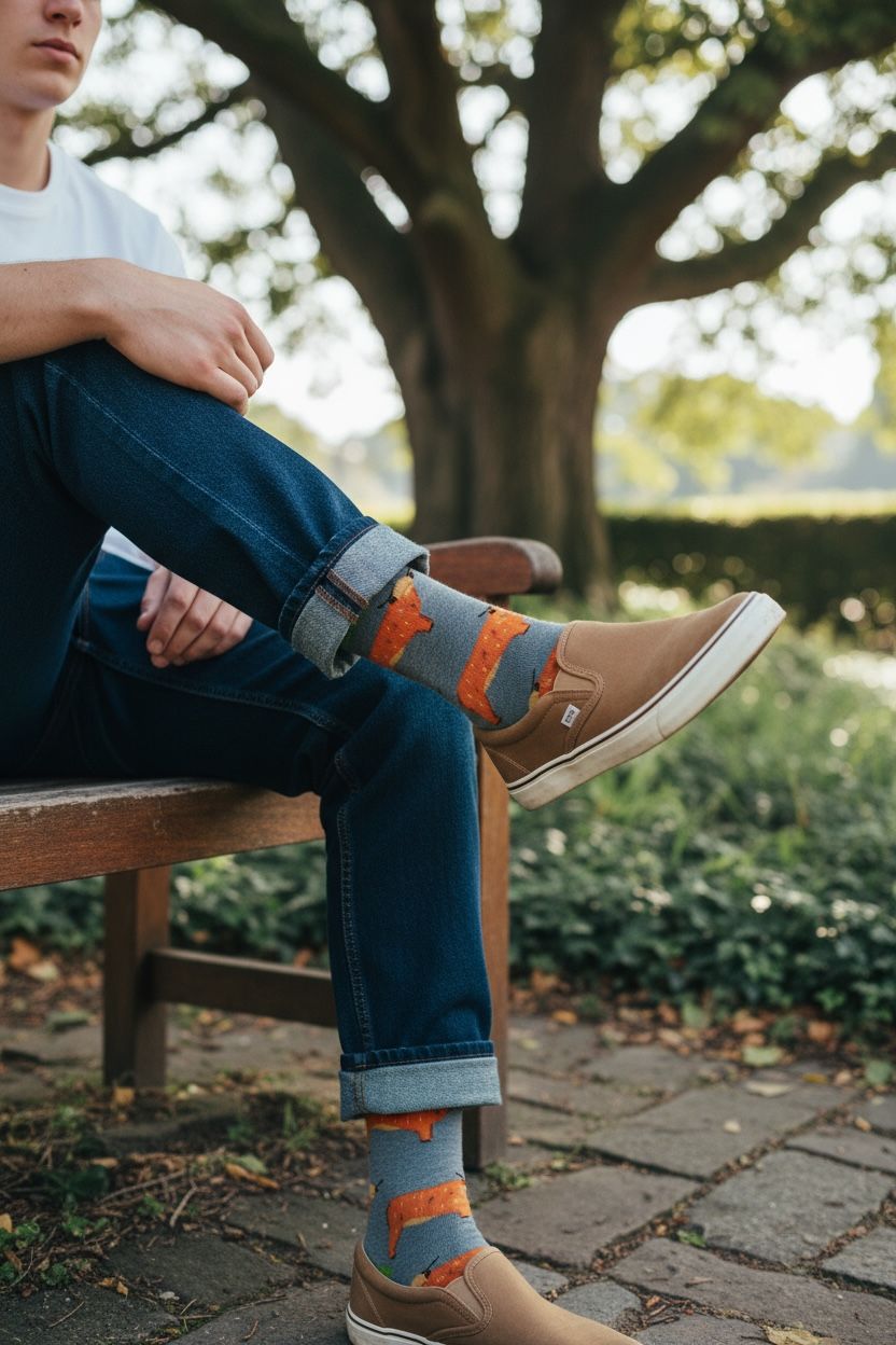 Heffie Highland Cow Socks