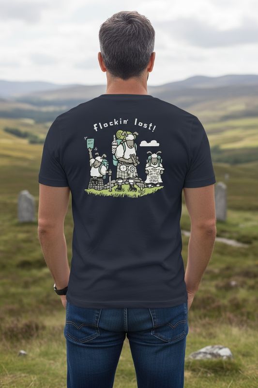 Flockers Hiking T-Shirt | McFlockin Lost!