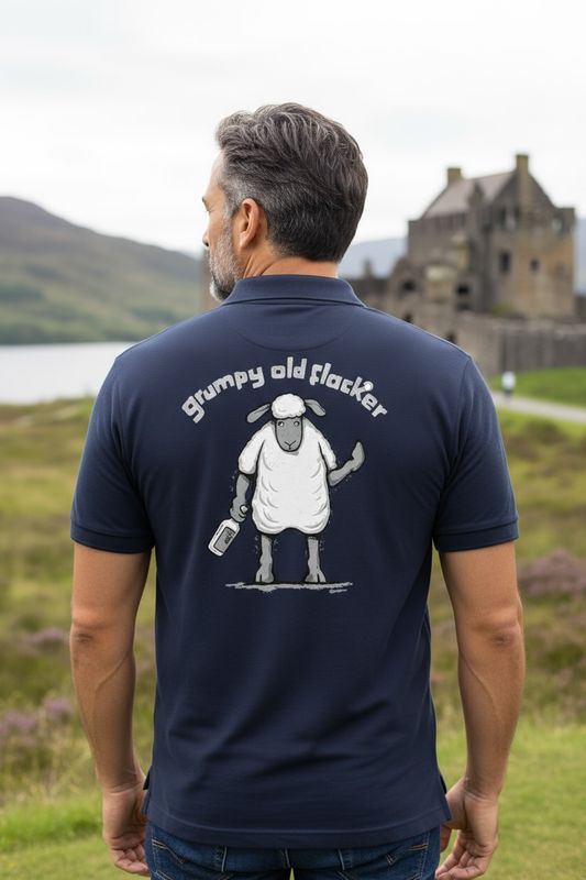 Flockers Short-Sleeved Polo | Grumpy Old Flocker