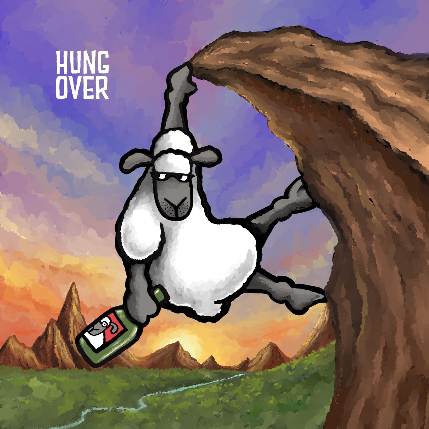 Flockers Fridge Magnet | Hung Over