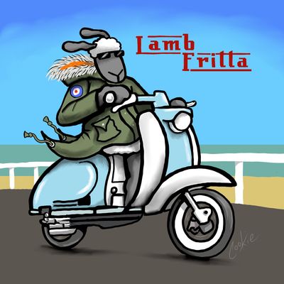 Flockers Fridge Magnet | Lamb Fritta