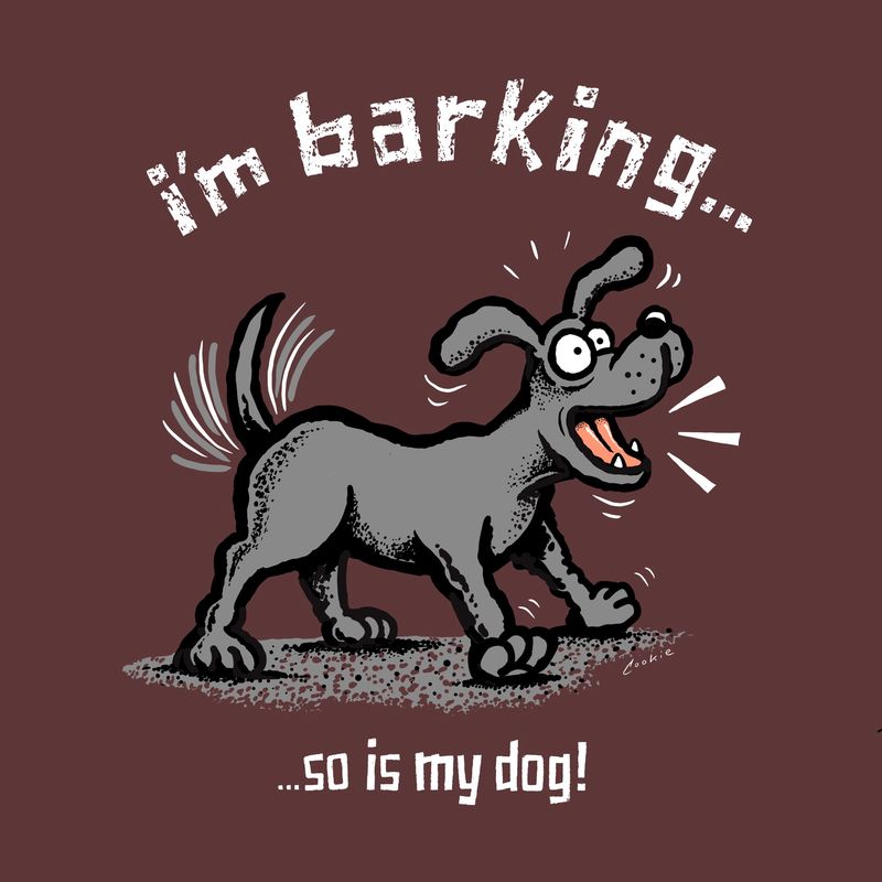 Barking Mad Coaster | I&#39;m Barking... So Is My Dog!
