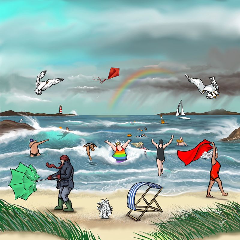 Kimmer Fridge Magnet | Wild and Windy