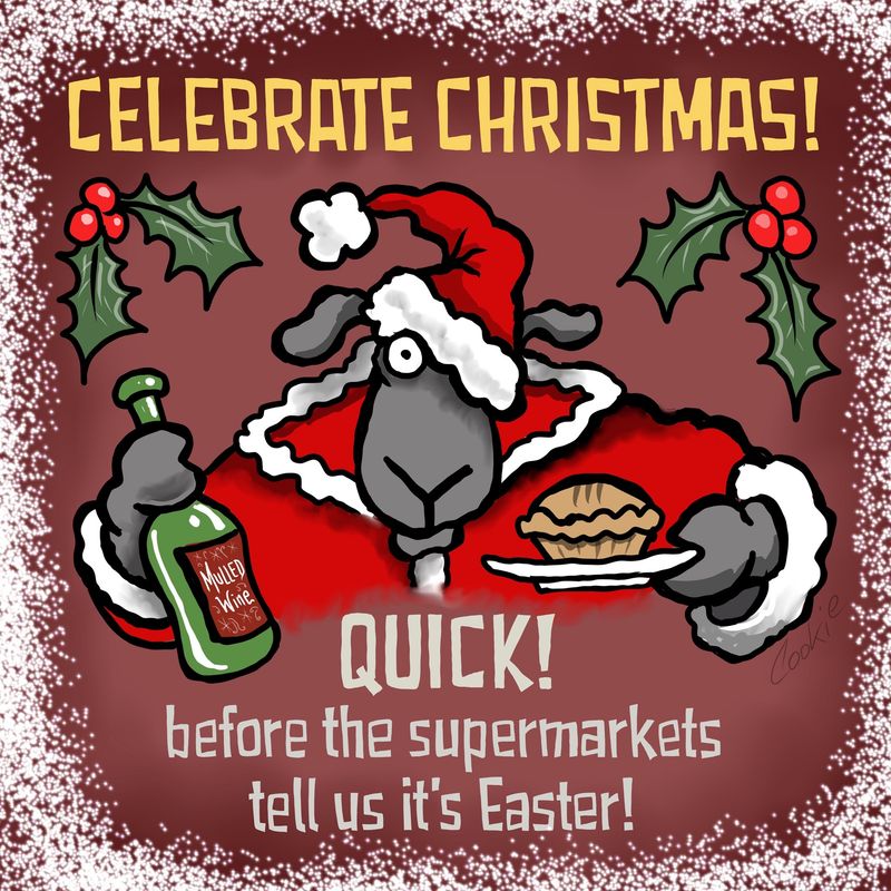 Flockers Coaster | Celebrate Christmas Quick