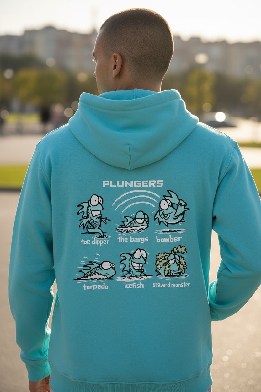 Flocker | Plunge | Full Zipped Hoodie