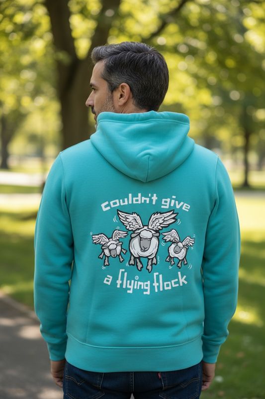 Flockers Full Zipped Hoodie | Couldn&#39;t Give A Flying Flock