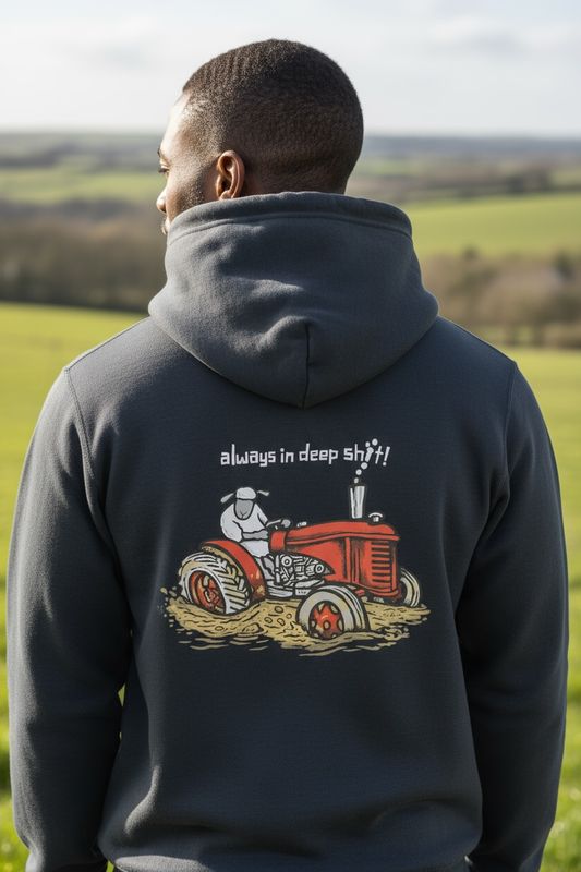 Flockers Rugged Hoodie | Always in Deep Sh*t!