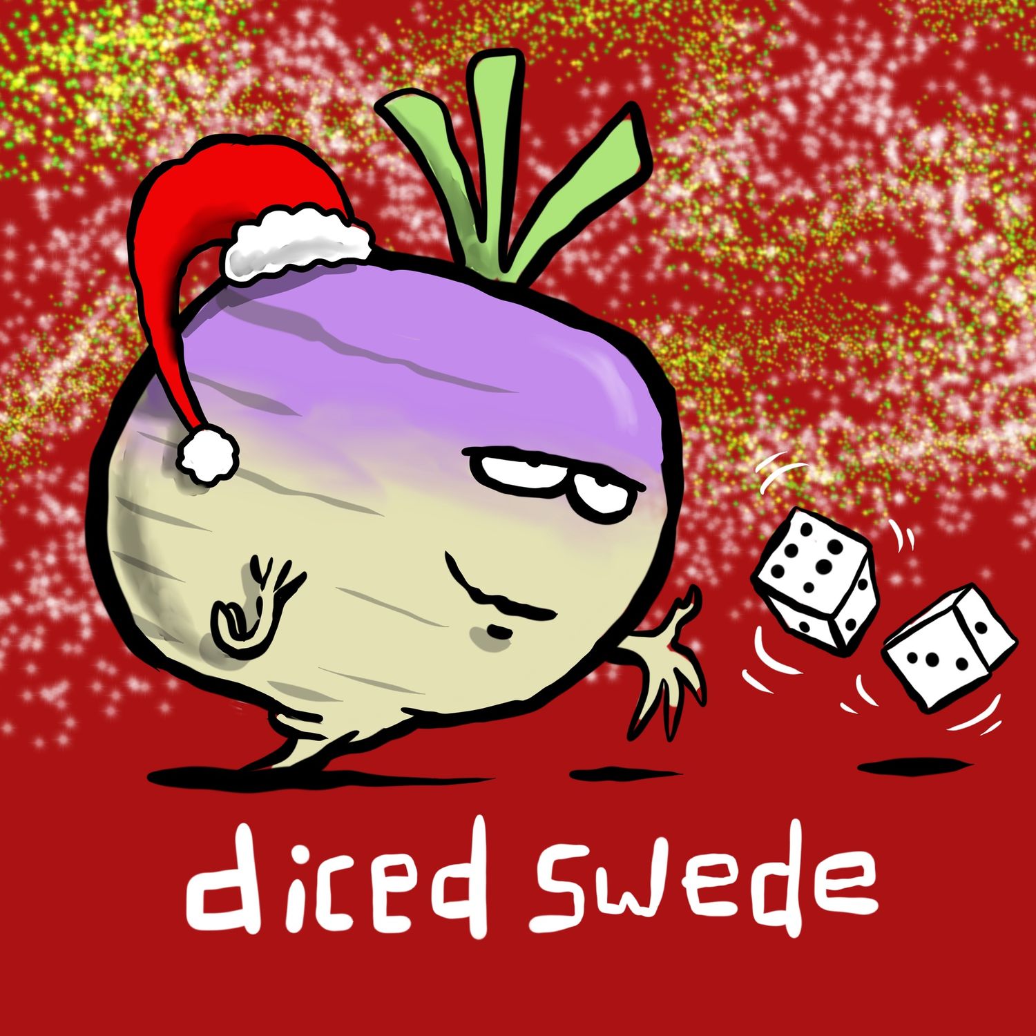 Flockers Fridge Magnet | Diced Swede