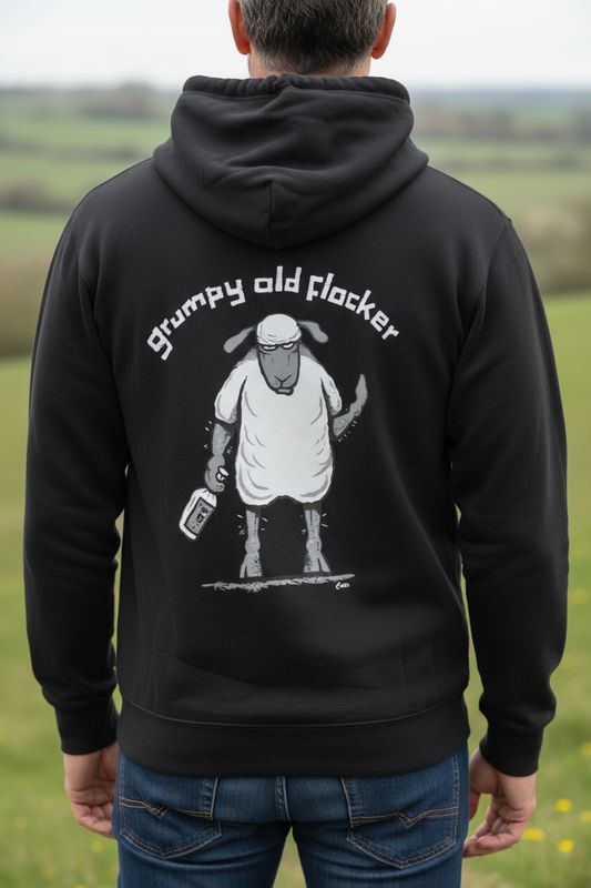Flockers Rugged Hoodie | Grumpy Old Flocker