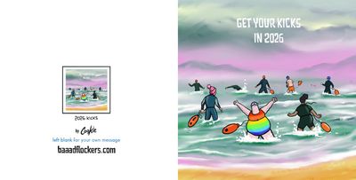 Kimmer New Year Card | Get Your Kicks In 2026!