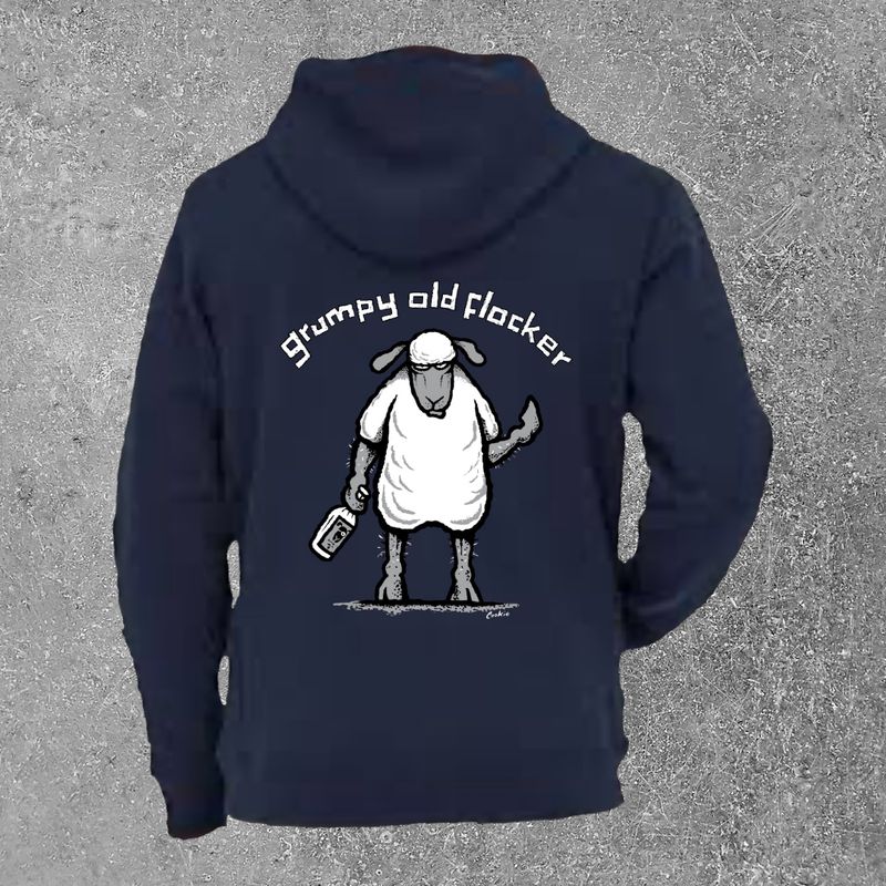Flockers Full Zipped Hoodie | Grumpy Old Flocker